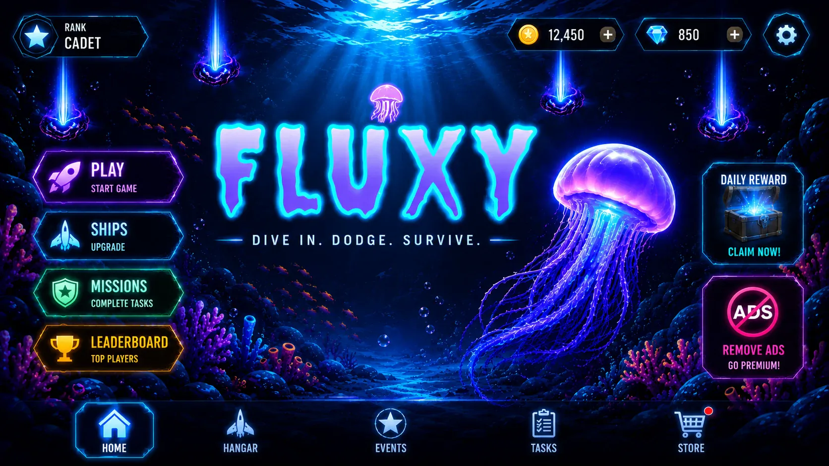Fluxy Intro Screenshot