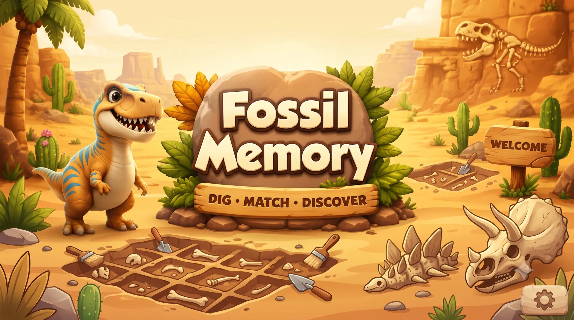 Fossil Memory: Prehistoric Brain Training Intro Screenshot
