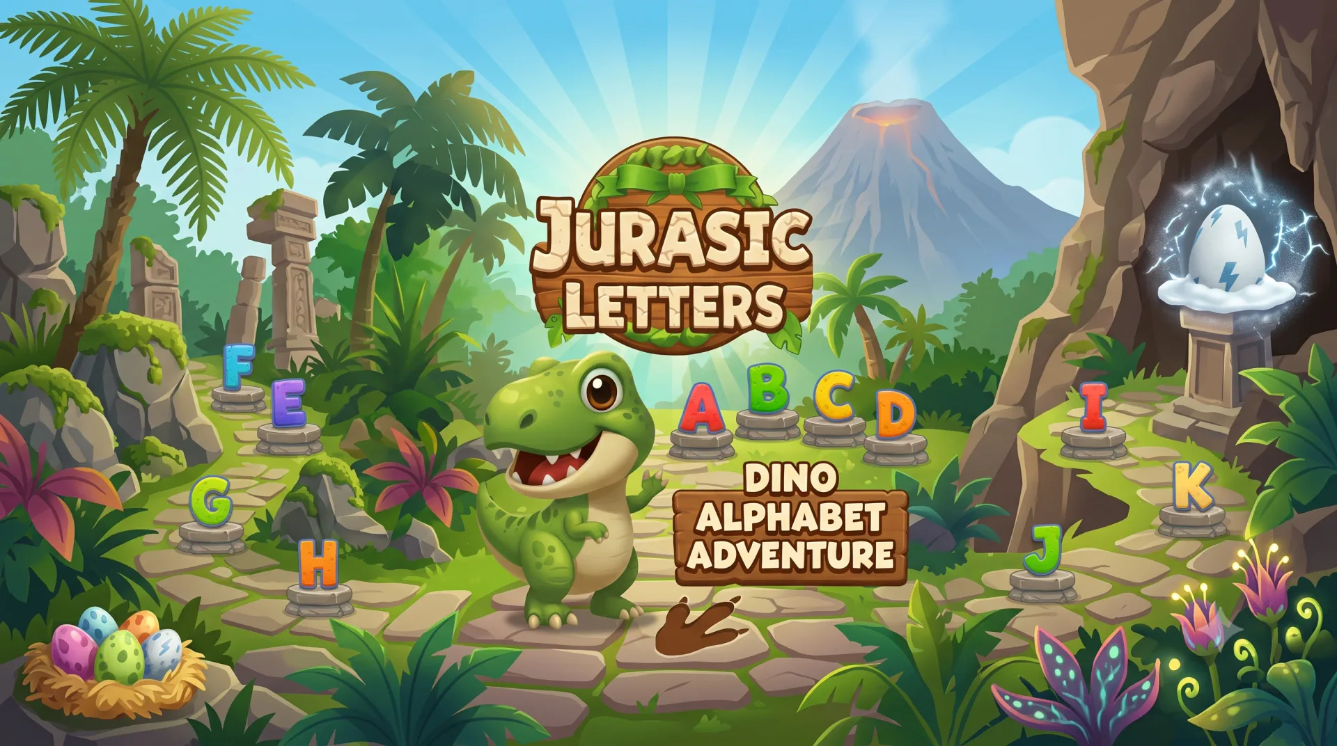 Jurassic Letters: Dino Alphabet Adventure Intro Screenshot